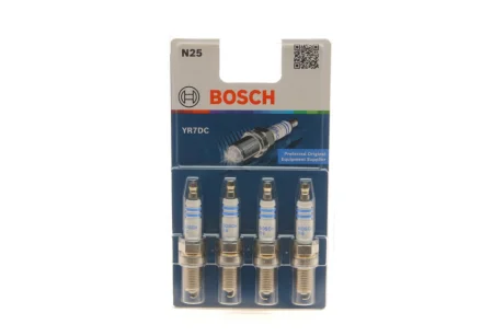 Свічка запалювання Fiat Fiorino/Panda/Punto/Doblo 1.2/1.4i 97- (к-кт 4 шт) BOSCH 0 242 135 801