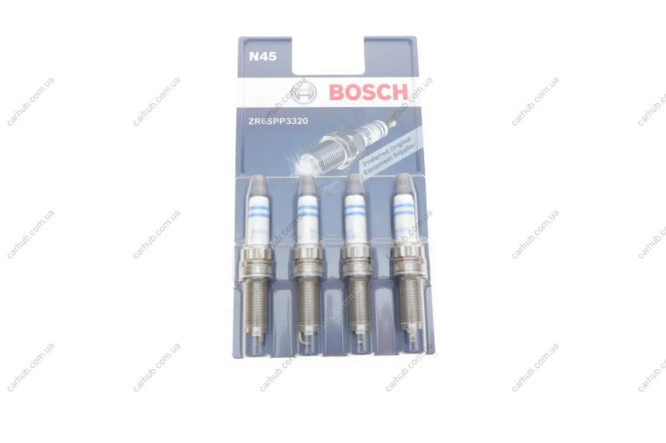 Свічка запалювання (к-кт 4шт) Citroen Berlingo/Peugeot 3008/5008 1.2 15- BOSCH 0 242 140 805 (фото 1)