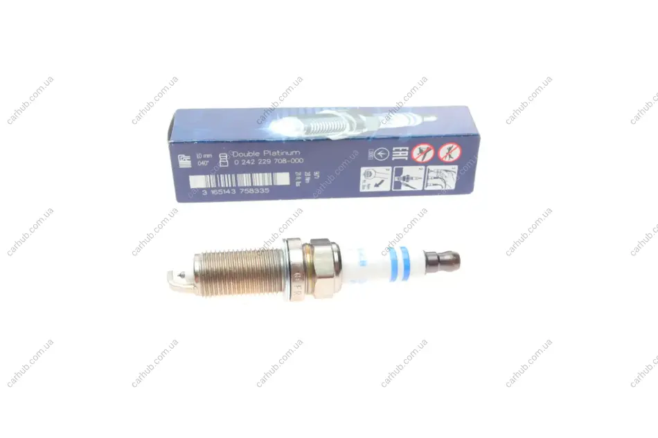 Свічка запалювання Citroen C5/C6/C8/Peugeot 406/407/607/807 3.0 V6 00- BOSCH 0 242 229 708 (фото 1)