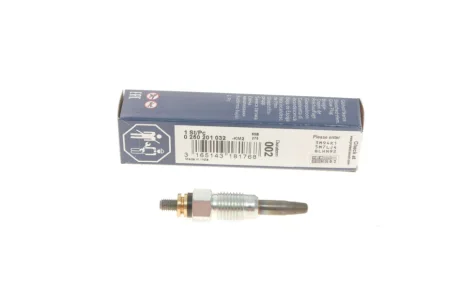 Свічка розжарювання VW/Audi 1.3-1.9-2.4D/TD (11V) BOSCH 0 250 201 032