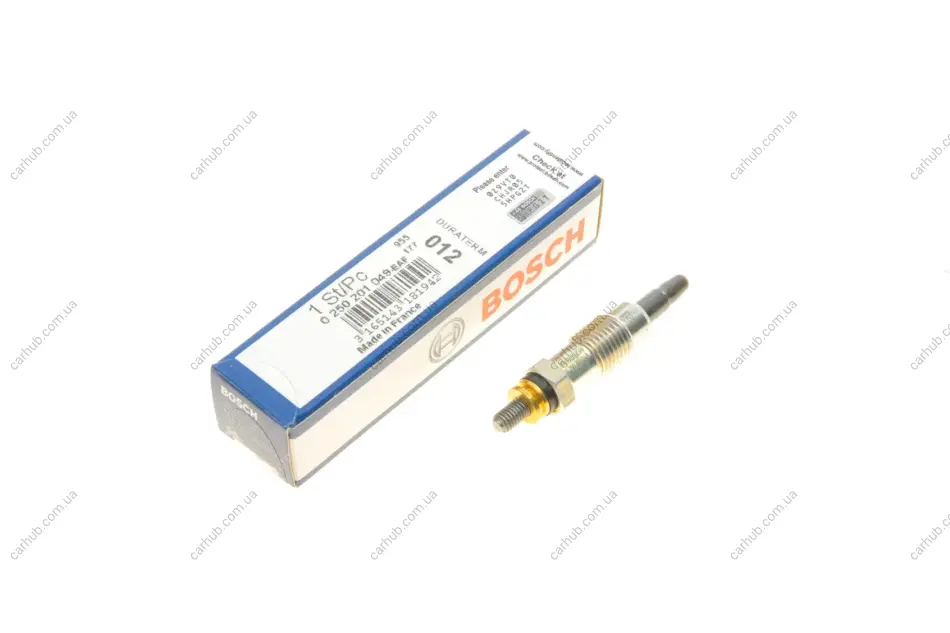 Свічка розжарювання Ford Escort/Fiesta 1.8D/1.8TD 93-02 (11V) BOSCH 0 250 201 049 (фото 1)