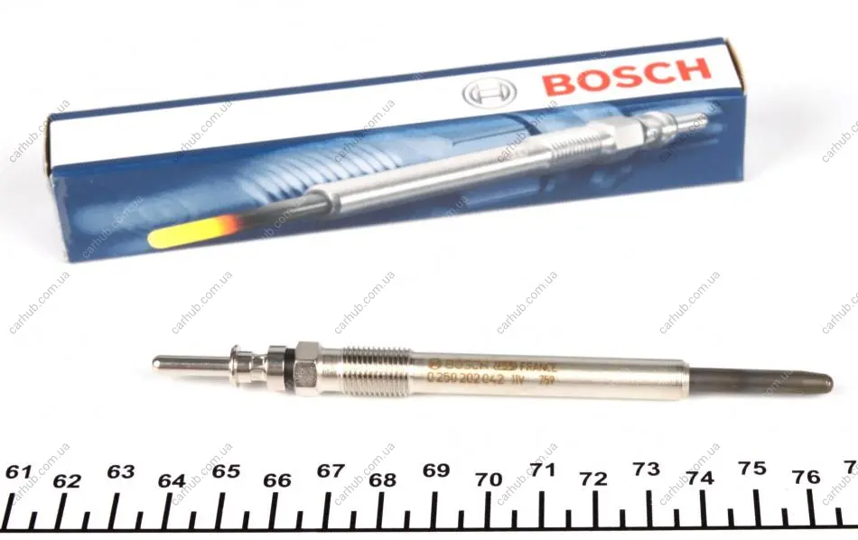 Свічка розжарювання Opel Astra/Vectra B/Zafira 2.0 DI/DTI 96-05 BOSCH 0 250 202 042 (фото 1)