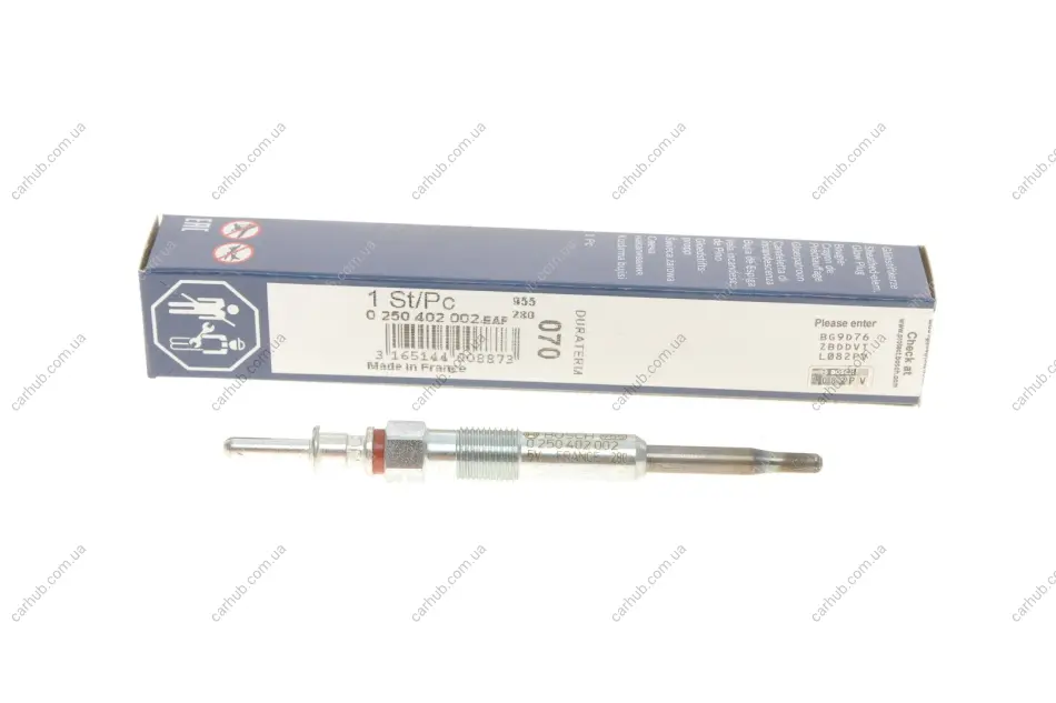 Свічка розжарювання BMW 2.0/2.5/3.0D 01- BOSCH 0 250 402 002 (фото 1)