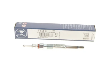 Свічка розжарювання BMW 2.0/2.5/3.0D 01- BOSCH 0 250 402 002