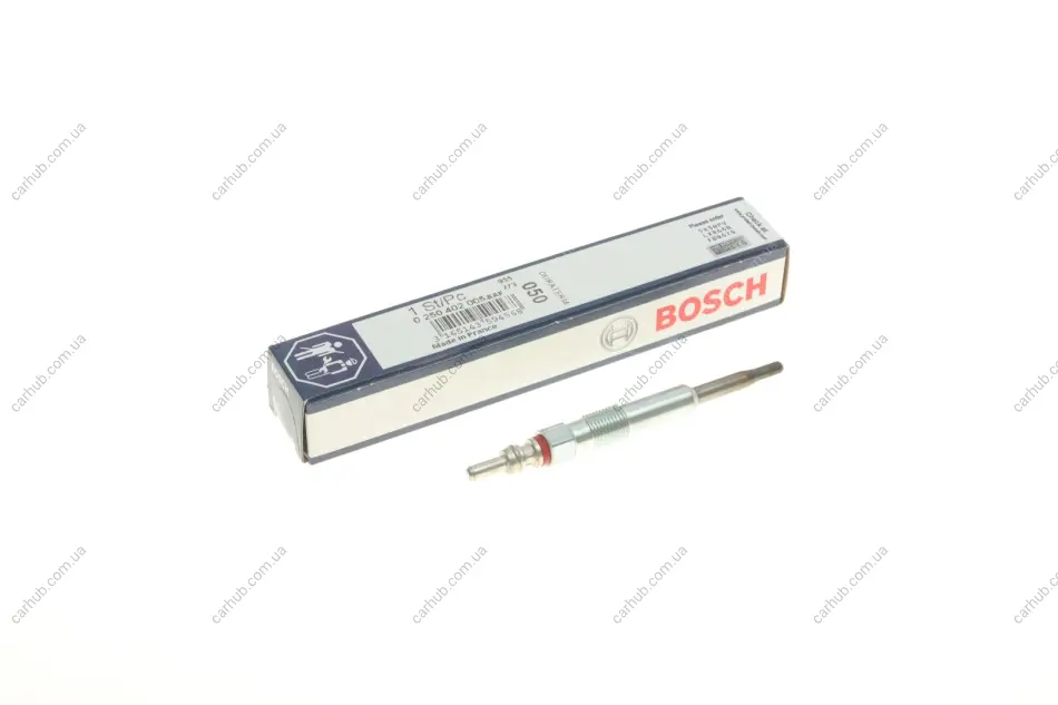 Свічка розжарювання VW T5/Caddy III 1.9TDI/Crafter (5V) BOSCH 0 250 402 005 (фото 1)
