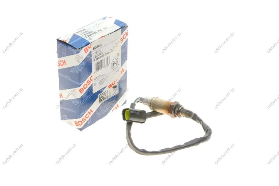 Лямбда зонд Mazda 626 IV 1.8/2.0 i/Ford Probe II 2.0 16V/2.5 V6 24V BOSCH 0 258 005 708 (фото 1)