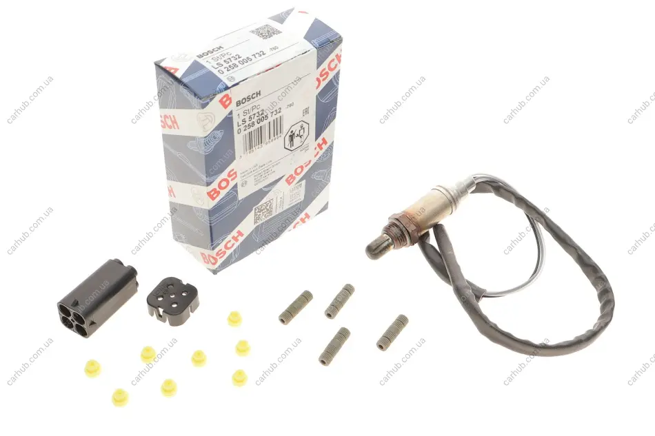 Лямбда зонд BMW/Chevrolet/Subaru/Daewoo/Infiniti (Universal) К-кт BOSCH 0 258 005 732 (фото 1)