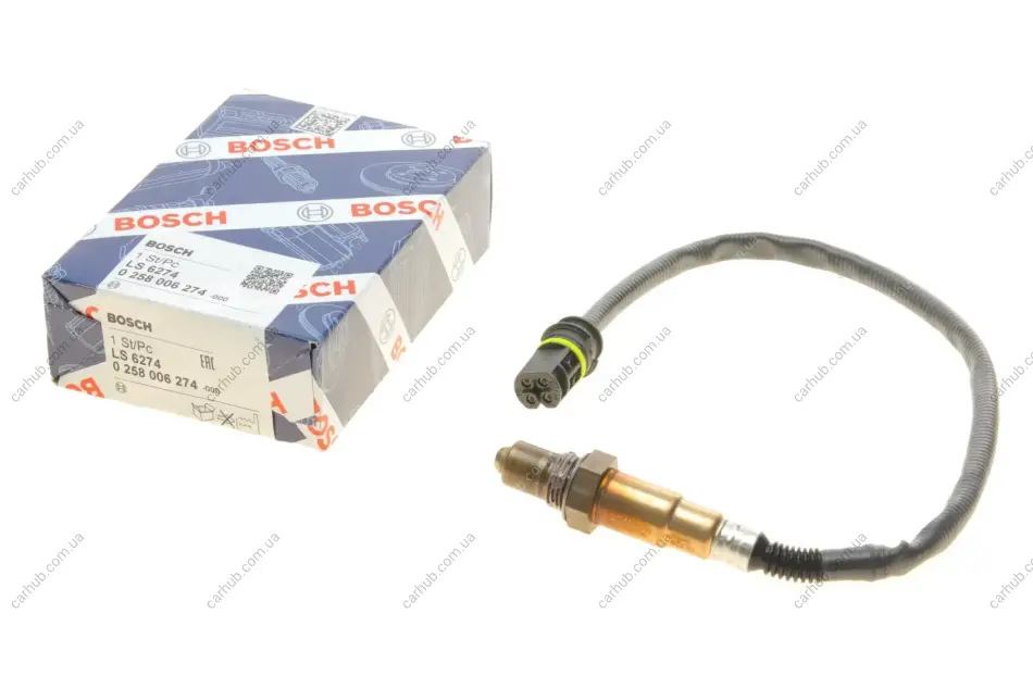 Лямбда зонд MB E-class (W210)/S-class (W220) (M112/M113) 96-03 BOSCH 0 258 006 274 (фото 1)