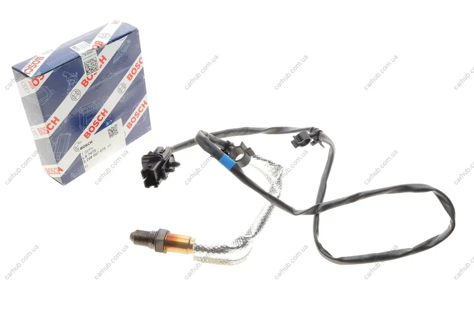Лямбда-зонд (кількість дротів 5, 1230мм) VOLVO C70 I, S60 I, S70, S80 I, V70 I, V70 II, XC70 I MERCEDES CITARO (O 530) 12.0-2.4 12.95- BOSCH 0 258 007 070 (фото 1)