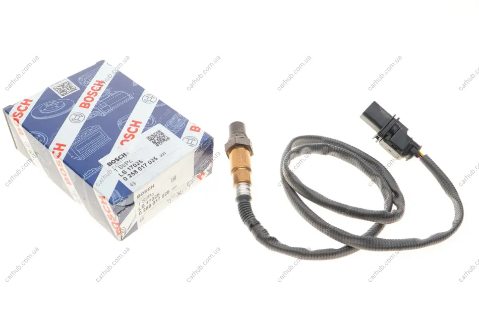 Лямбда зонд BMW 5 (F10) 10-11/X5 06-10 (N52/N53/N62) BOSCH 0 258 017 025 (фото 1)