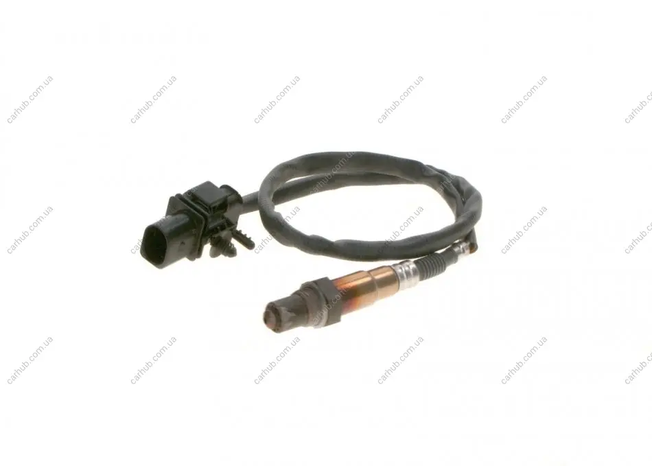 Лямбда-зонд (кількість дротів 5, 540мм) FORD C-MAX II, FIESTA VI, FOCUS III, KUGA II, MONDEO V, TOURNEO CONNECT V408 NADWOZIE WIELKO, TRANSIT CONNECT V408 1.0-2.0H 08.11- BOSCH 0 258 017 446 (фото 1)