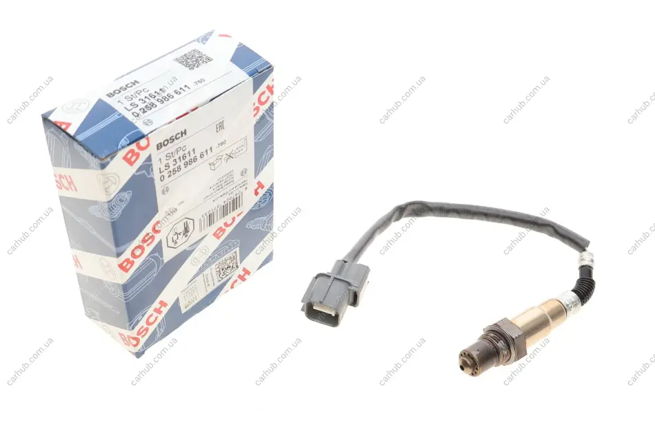Лямбда зонд Honda Civic/CR-V/Nissan X-Trail 95-13 BOSCH 0 258 986 611 (фото 1)