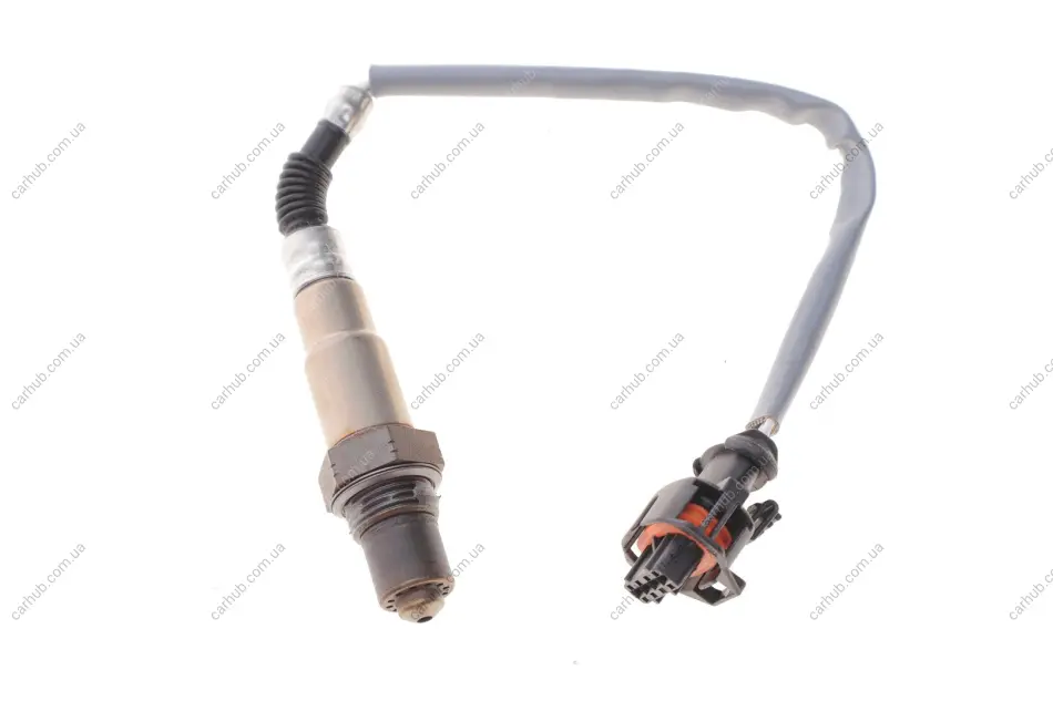 Лямбда-зонд (кількість дротів 4, 340мм) CADILLAC CTS CHEVROLET AVEO, CRUZE, TRAX OPEL ADAM, ASTRA J, ASTRA J GTC, CASCADA, CORSA D, CORSA E, INSIGNIA A, MERIVA B, MOKKA / MOKKA X 1.0-3.2 03.02- BOSCH 0 258 986 729 (фото 1)