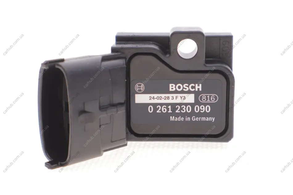 Датчик температури впуску повітря Volvo C70/S40/S60/S80/V50/XC70 2.0T/2.5/2.4D 99- BOSCH 0 261 230 090 (фото 1)