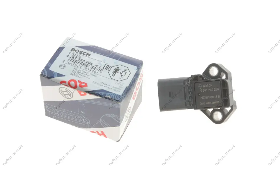 Датчик тиску наддува VW Caddy 10- BOSCH 0 261 230 266 (фото 1)