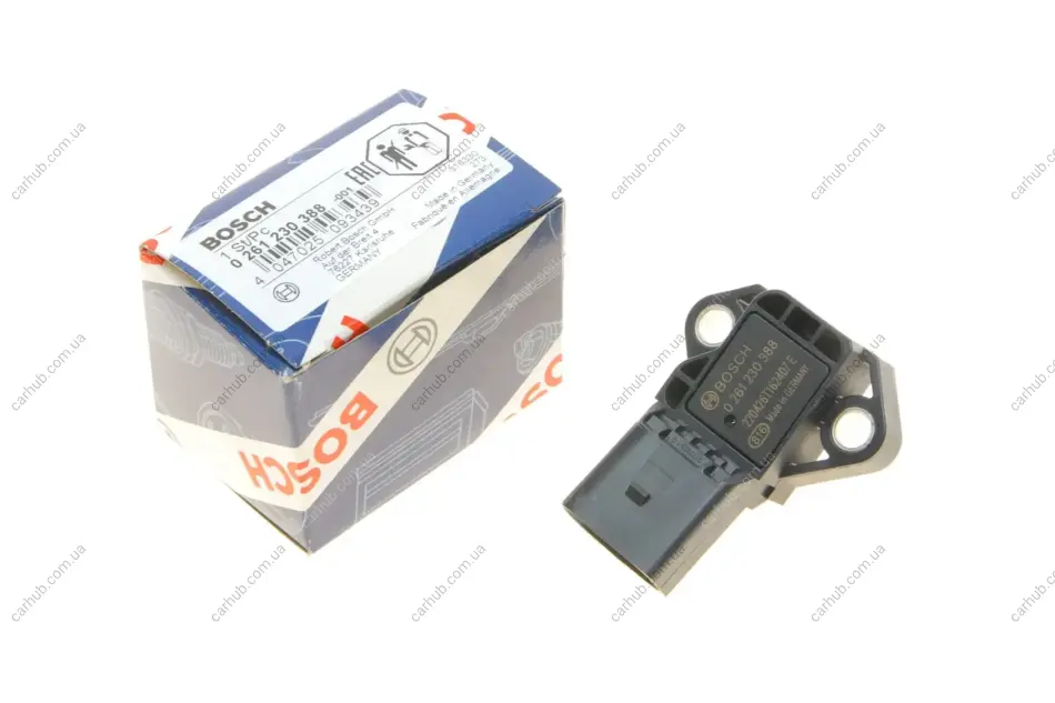 Датчик тиску наддува VW Passat 1.9TDI 00-05 BOSCH 0 261 230 388 (фото 1)