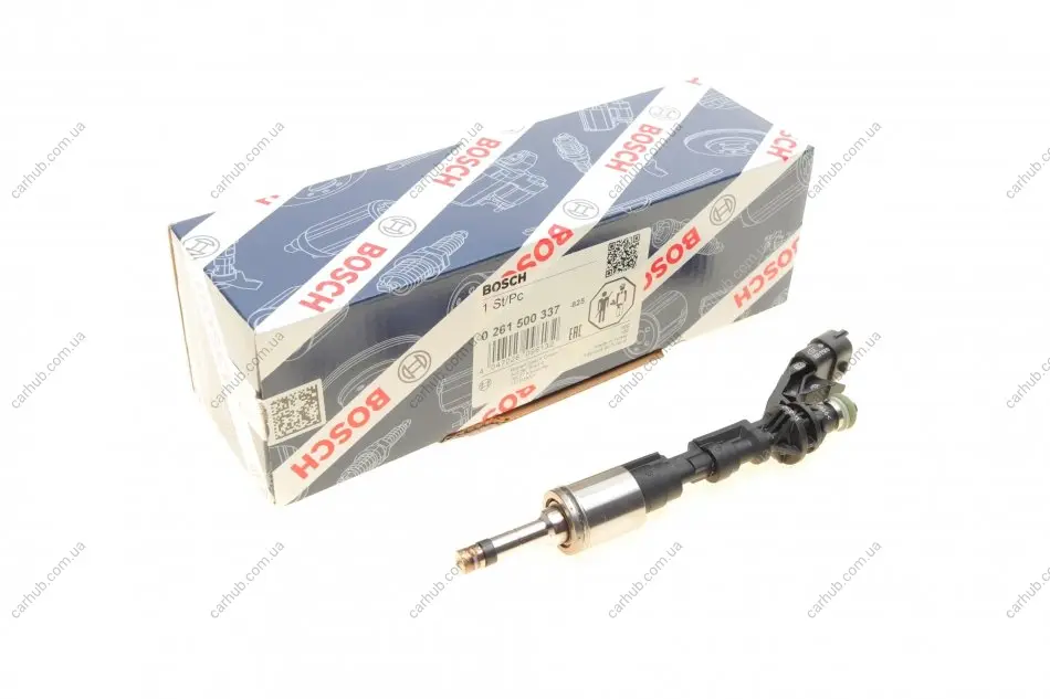 Паливний інжектор VOLVO S60 II, S80 II, V40, V60 I, V70 III FORD C-MAX II, FIESTA VI, FOCUS III, GALAXY II, GALAXY MK II, GRAND C-MAX, KUGA II, MONDEO IV, S-MAX 1.6/1.6ALK 04.10- BOSCH 0 261 500 337 (фото 1)