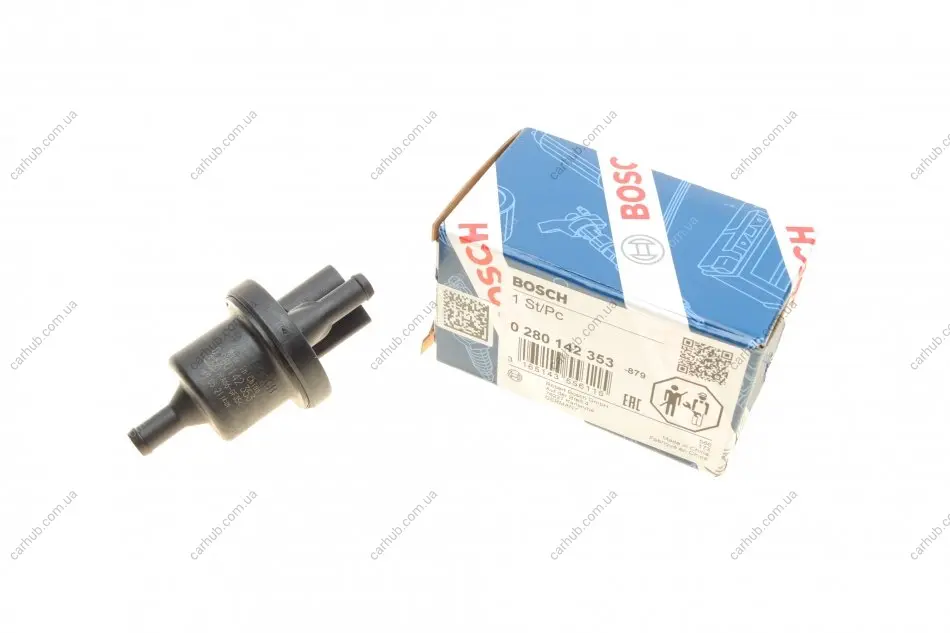 Клапан вентиляції паливного баку VW Passat 2.3 00-05/T5 3.2 03-09 BOSCH 0 280 142 353 (фото 1)