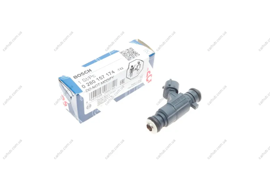 Форсунка паливна Hyundai I30/Kia Cerato/Rio (1.4/1.6CVVT) 09- BOSCH 0 280 157 174 (фото 1)