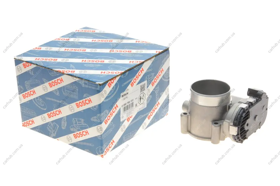 Заслонка дросельна UAZ Hunter 2.7 04- BOSCH 0 280 750 151 (фото 1)