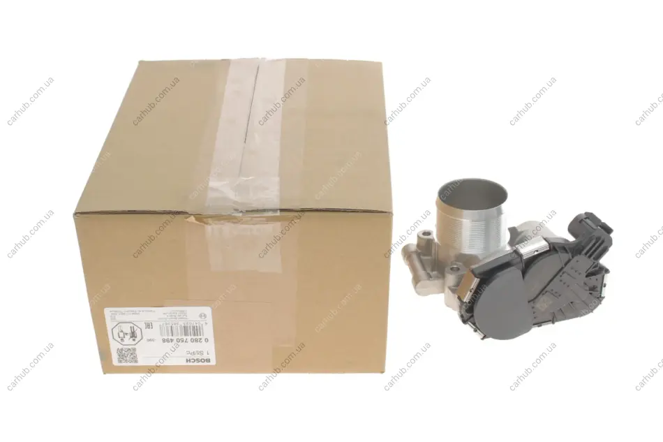 Заслонка дросельна Opel Astra J/Insignia A 1.4 10- BOSCH 0 280 750 498 (фото 1)