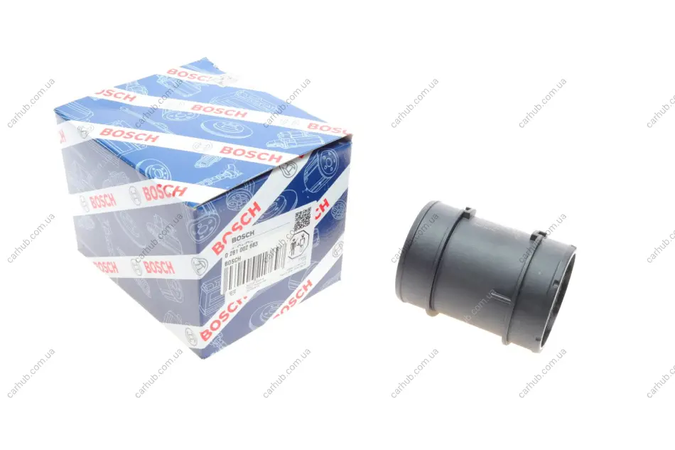 Витратомір повітря Fiat Punto 1.9/Opel Combo 1.3CDTI 16V 05- BOSCH 0 281 002 683 (фото 1)