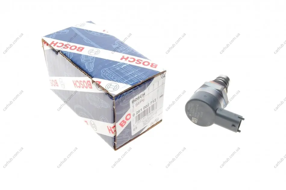 Клапан редукционный рейки паливної Volvo C30/C70/S40/S80 2.4D 05-12 BOSCH 0 281 002 712 (фото 1)