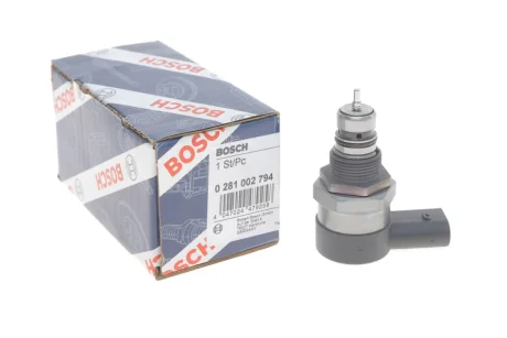 Клапан редукційний рейки паливної MB Sprinter (906)/Vito (W639)/Crafter 2.5TDI 06- BOSCH 0 281 002 794