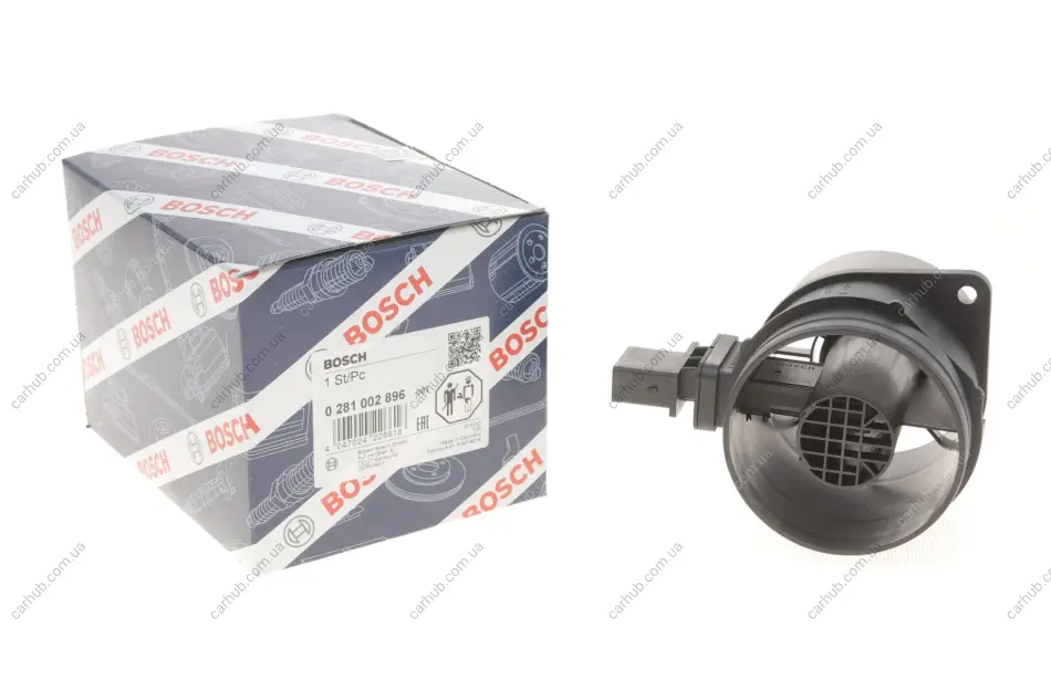 Витратомір повітря MB Sprinter/VW Crafter 2.2CDI/2.5TDI/3.0CDI 06- BOSCH 0 281 002 896 (фото 1)