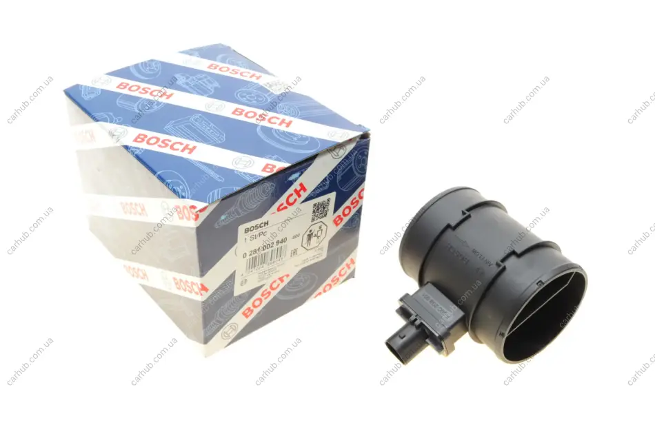Витратомір повітря (5 pin, модуль) CHEVROLET CRUZE OPEL ASTRA J, ASTRA J GTC, CORSA D, MERIVA B 1.3D/1.4/1.7D 07.06- BOSCH 0 281 002 940 (фото 1)