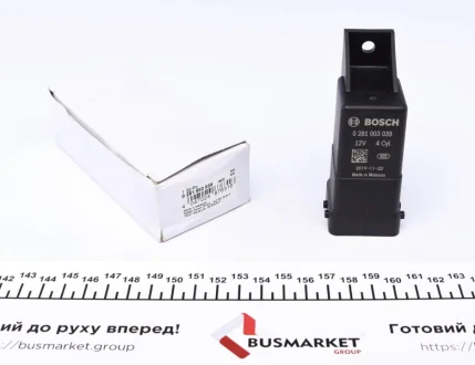 Реле свічок розжарювання Fiat Ducato 2.3/3.0D Multijet/Iveco Daily 2.8 04- BOSCH 0 281 003 039
