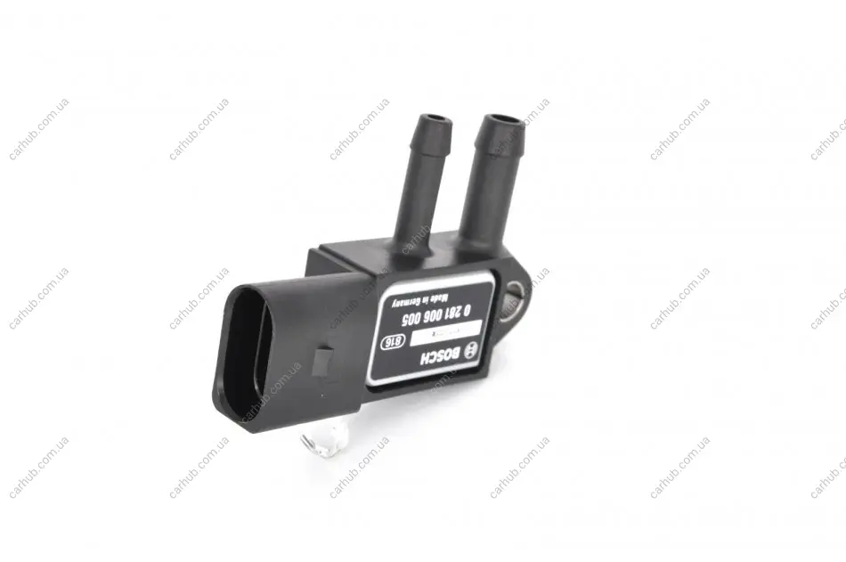 Датчик тиску вихлопних газів VW 1.9-6.0TDI (сажевий фільтр) BOSCH 0 281 006 005 (фото 1)