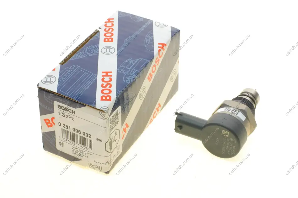 Датчик тиску палива Fiat Ducato 3.0D 06- BOSCH 0 281 006 032 (фото 1)