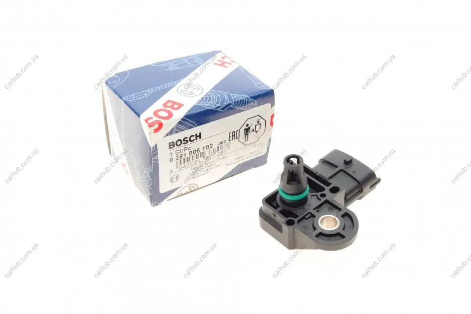 Датчик тиску повітря Fiat Doblo 1.6D 10- BOSCH 0 281 006 102 (фото 1)