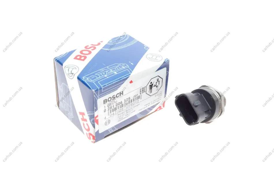 Датчик тиску палива VW Constellation/Delivery/Worker 04- BOSCH 0 281 006 325 (фото 1)