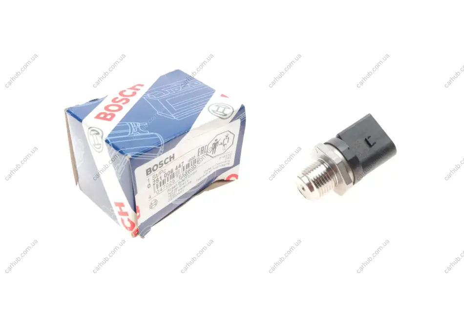Датчик тиску палива BMW 3 (E90/F30/F80)/5 (F10/G30/F90)/7 (F01-F04) 04-18 B47/N47/N57 BOSCH 0 281 006 447 (фото 1)