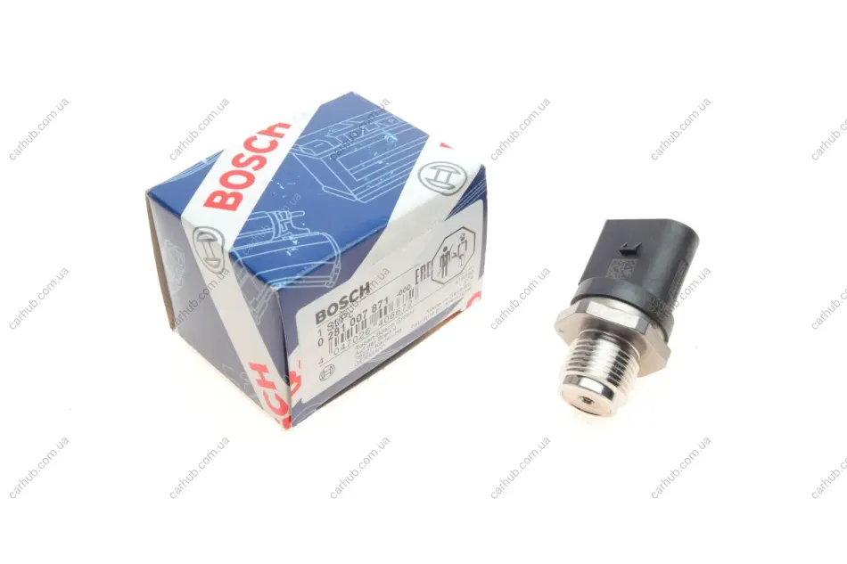 Датчик тиску палива BMW 1/2/3/4/5/6/7/8 (B47/B57) 14- BOSCH 0 281 007 871 (фото 1)