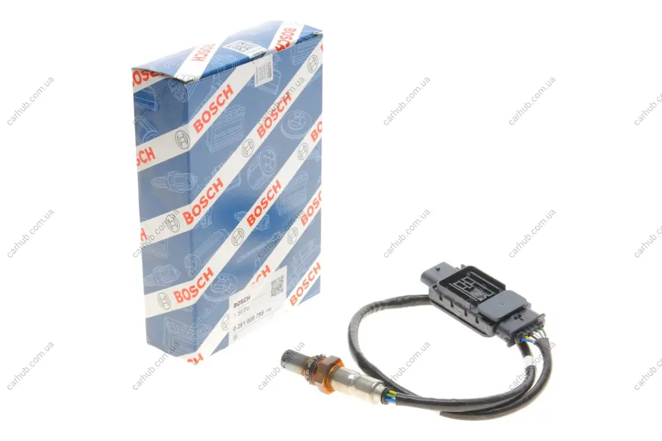Датчик NOx AUDI A3, Q2 SEAT ARONA, ATECA, IBIZA V, LEON, LEON ST SKODA KAROQ, KODIAQ I, OCTAVIA III, SCALA VW GOLF SPORTSVAN VII, GOLF VII, TIGUAN, TOURAN, T-ROC 1.6D/2.0D 11.12- BOSCH 0 281 008 795 (фото 1)