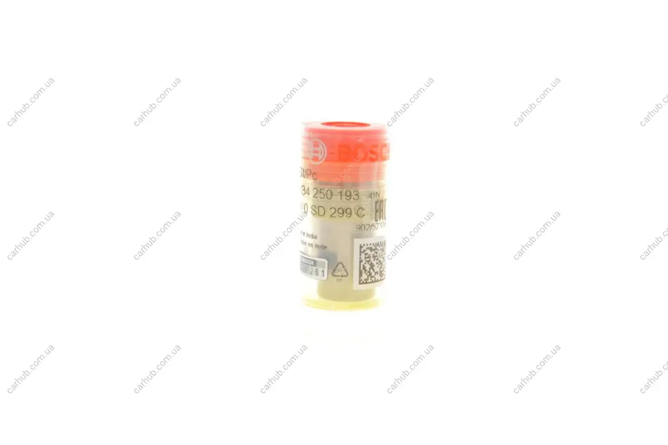 Накінечник форсунки, CITROEN JUMPY I, XANTIA PEUGEOT 406, 806, EXPERT 1.9D 05.93-10.04 BOSCH 0 434 250 193 (фото 1)