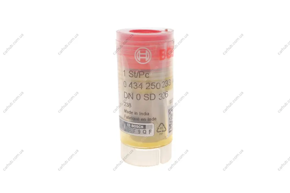 Накінечник форсунки, CITROEN BX, C25 FIAT FIORINO, PUNTO, TIPO, UNO OPEL ASTRA F, KADETT E, KADETT E COMBO, VECTRA A 1.7D/1.9D 09.83-08.00 BOSCH 0 434 250 233 (фото 1)
