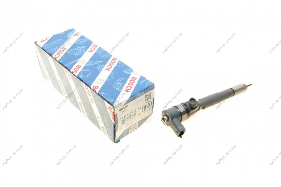 Електромагнітний CR інжектор ALFA ROMEO GIULIETTA FIAT 500X, DOBLO, DOBLO CARGO, DUCATO, FREEMONT JEEP RENEGADE OPEL COMBO, COMBO TOUR 2.0D 01.10- BOSCH 0 445 110 419 (фото 1)