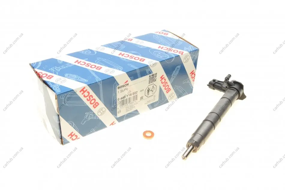 П\'єзоелектричний CR інжектор NISSAN PRIMASTAR, QASHQAI +2, QASHQAI I, X-TRAIL II 2.0D 09.06- BOSCH 0 445 115 022 (фото 1)