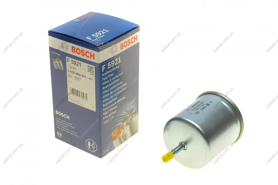 Паливний фільтр VOLVO C70 I, S40 I, S60 I, S60 II, S80 I, V40, V70 II, XC70 I, XC90 I 1.6-4.4 07.95-12.18 BOSCH 0 450 905 921 (фото 1)