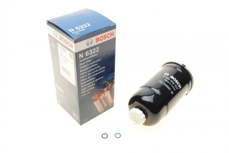 Паливний фільтр SEAT CORDOBA, IBIZA III SKODA FABIA I, FABIA I PRAKTIK VW POLO IV 1.4D/1.9D 11.99- BOSCH 0 450 906 322