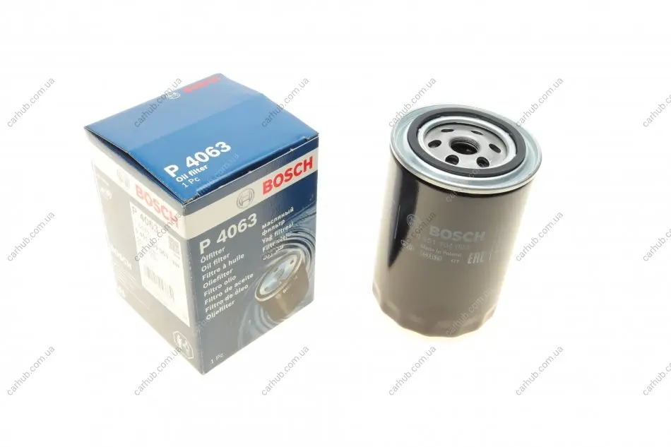 Фільтр масляний Toyota Land Cruiser 2.4D/3.4D/4.2/4.5 24V 75- BOSCH 0 451 104 063 (фото 1)