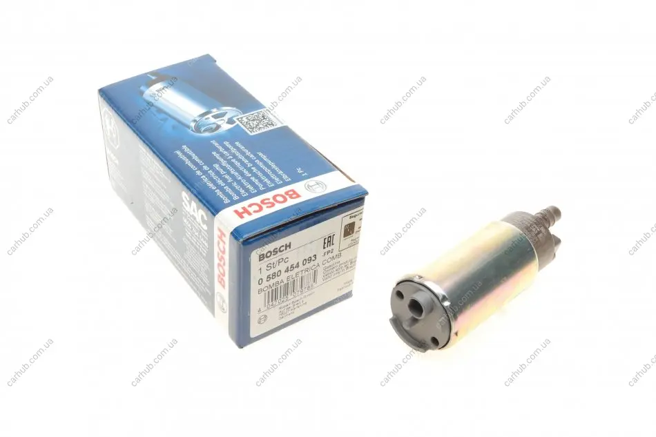 Насос паливний електричний VW Golf IV 1.6-1.8/Renault Clio I 1.2-1.8 91-05 BOSCH 0 580 454 093 (фото 1)