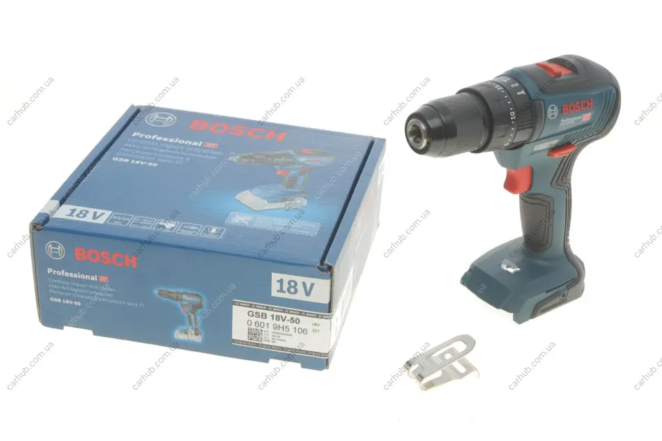 Акумуляторний дриль-шуруповерт GSR 18 V-50 (28/50 Nm) 0-1800 об./Max 10 mm. BOSCH 0 601 9H5 106 (фото 1)