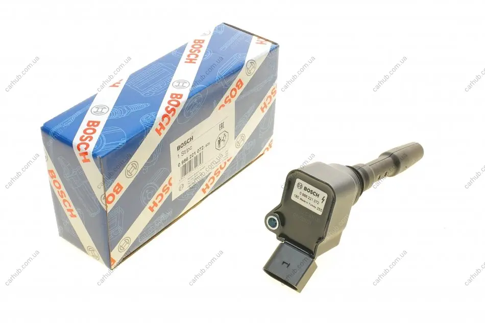 Котушка запалювання VW Golf VII/Passat/Skoda Octavia III 1.8TSI/2.0TFSI 11- BOSCH 0 986 221 072 (фото 1)