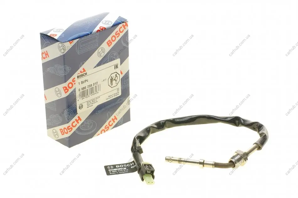 Датчик температури ОГ MB Sprinter 2.2 CDTI 09-(OM651) BOSCH 0 986 259 012 (фото 1)