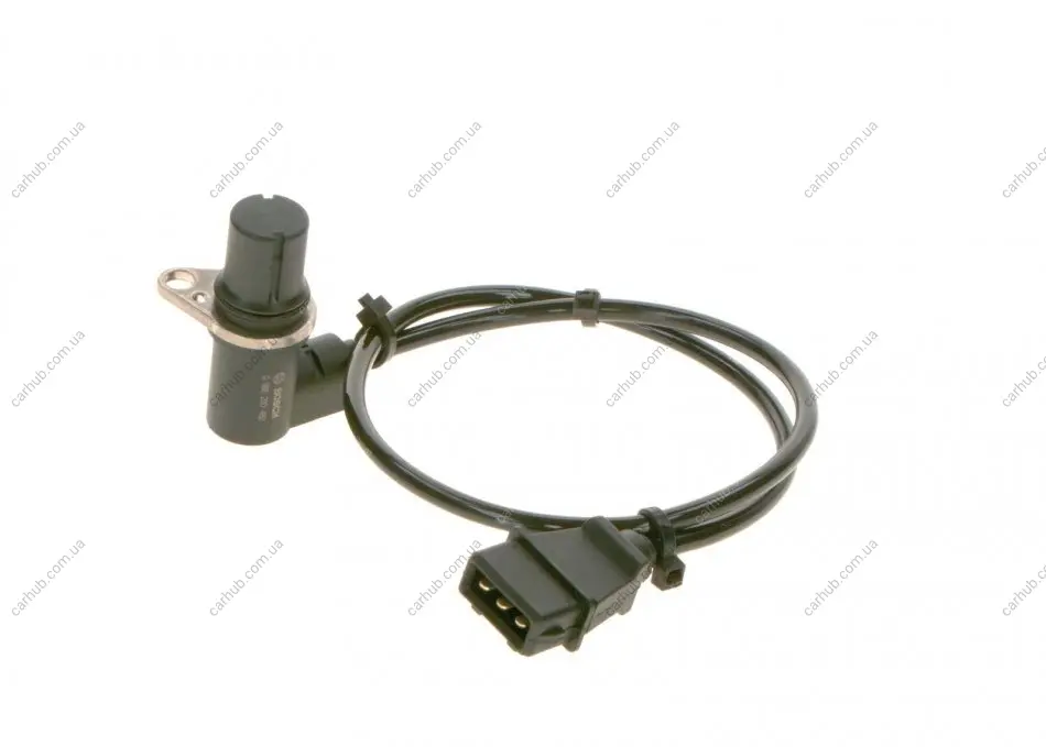Датчик положення колінчастого вала SEAT ALHAMBRA, CORDOBA, CORDOBA VARIO, IBIZA II, TOLEDO I VW CORRADO, GOLF III, GOLF IV, PASSAT B3/B4, POLO, POLO III CLASSIC, SHARAN 1.6/2.0 02.90-03.10 BOSCH 0 986 280 482 (фото 1)